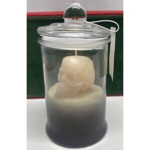Skull Candle 12.7oz Cedar Cypresswood Berry Halloween Decor Witch Goth Wicca NEW